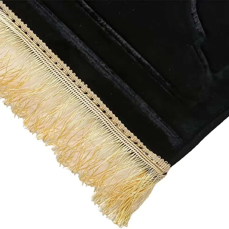Tapis de prière épais avec glands