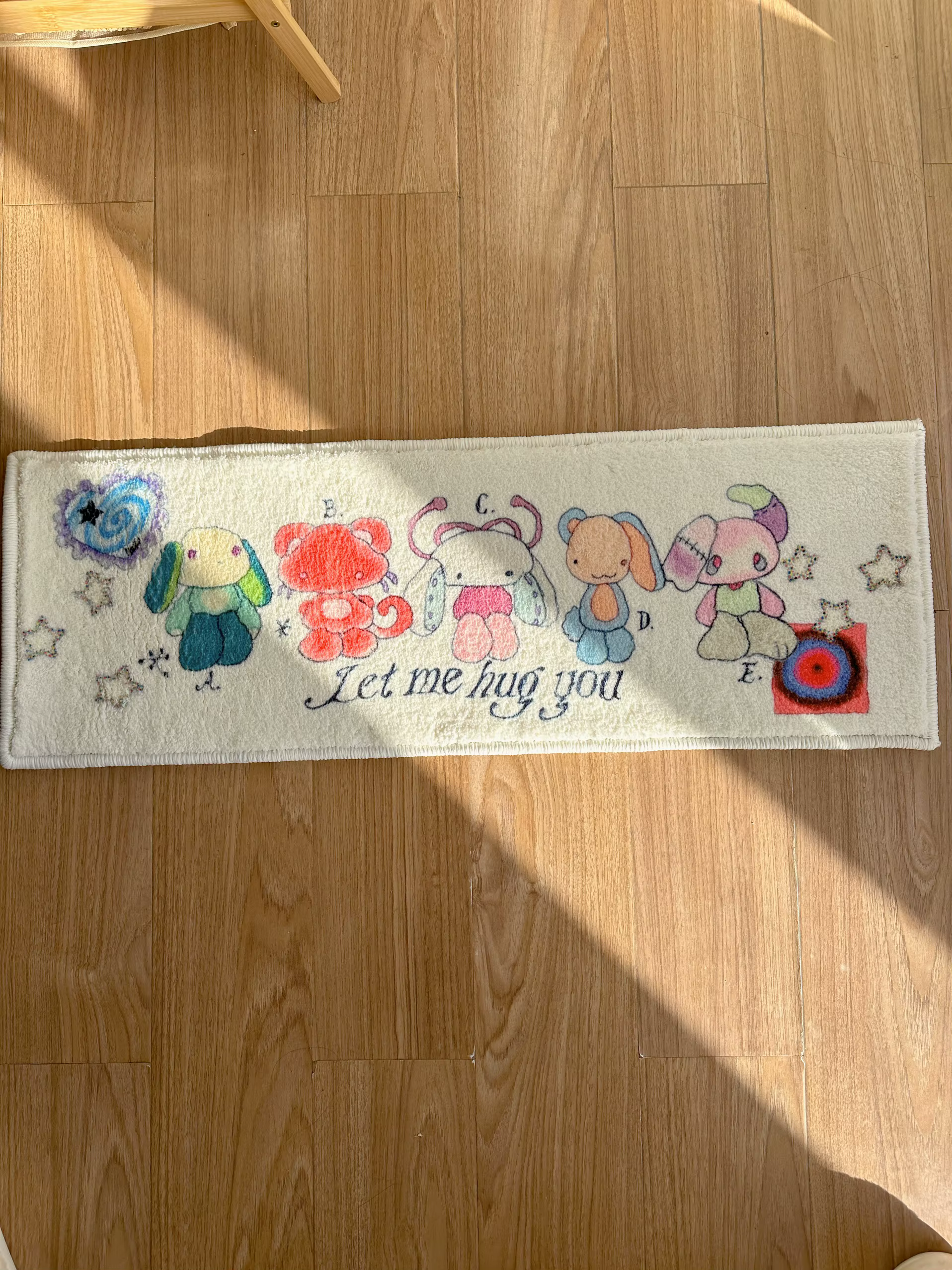 VIKAMA Tapis de dessin animé mignon