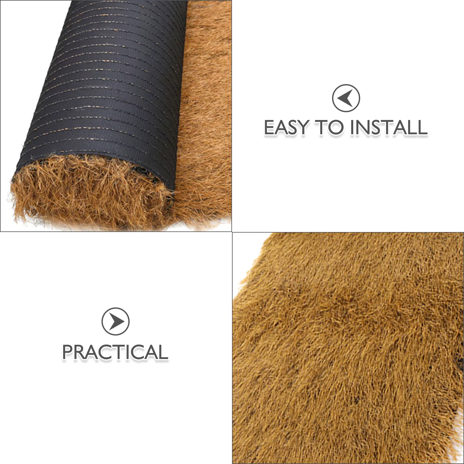 Tapis de gazon artificiel 50x100cm pour toit de jardin