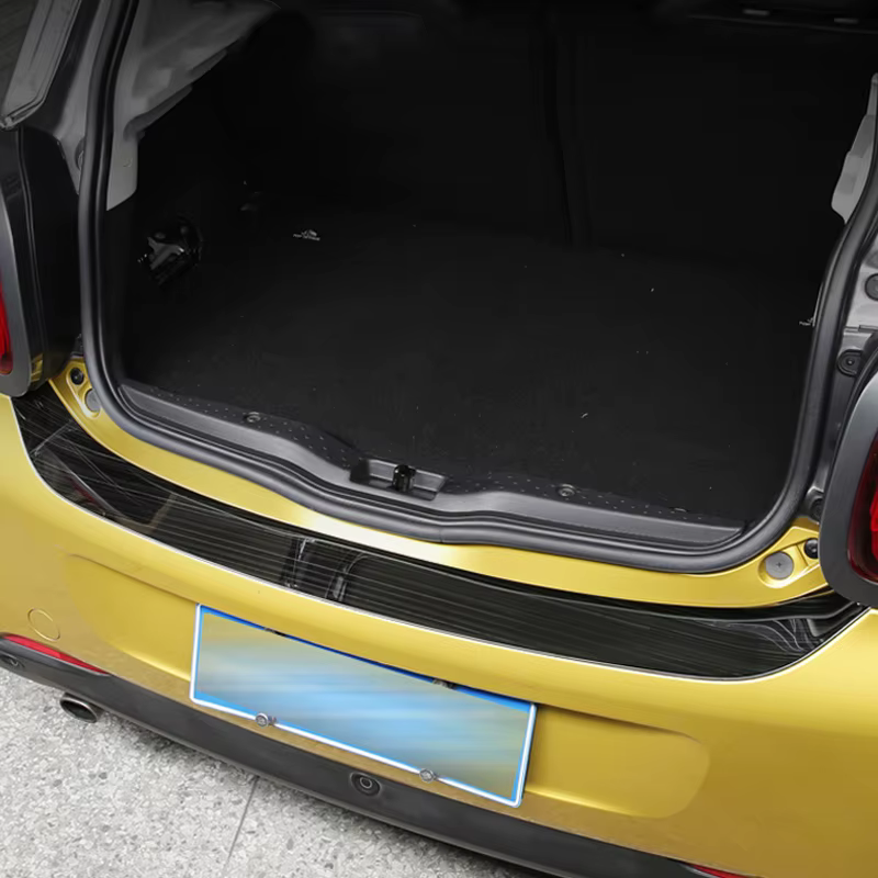 Pour Smart Forfour 453 2019 2018 2017 2016 2015 décoration extérieure de voiture panneau de Protection de garde arrière accessoires de plaque de coffre
