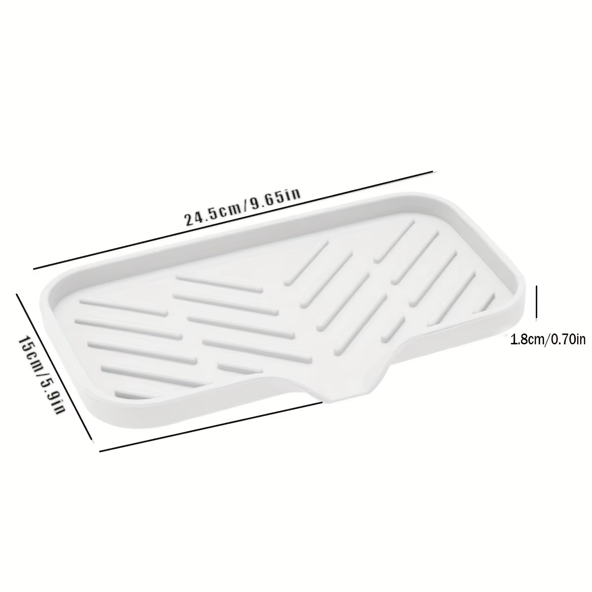 Plateau d'évier en Silicone avec vidange