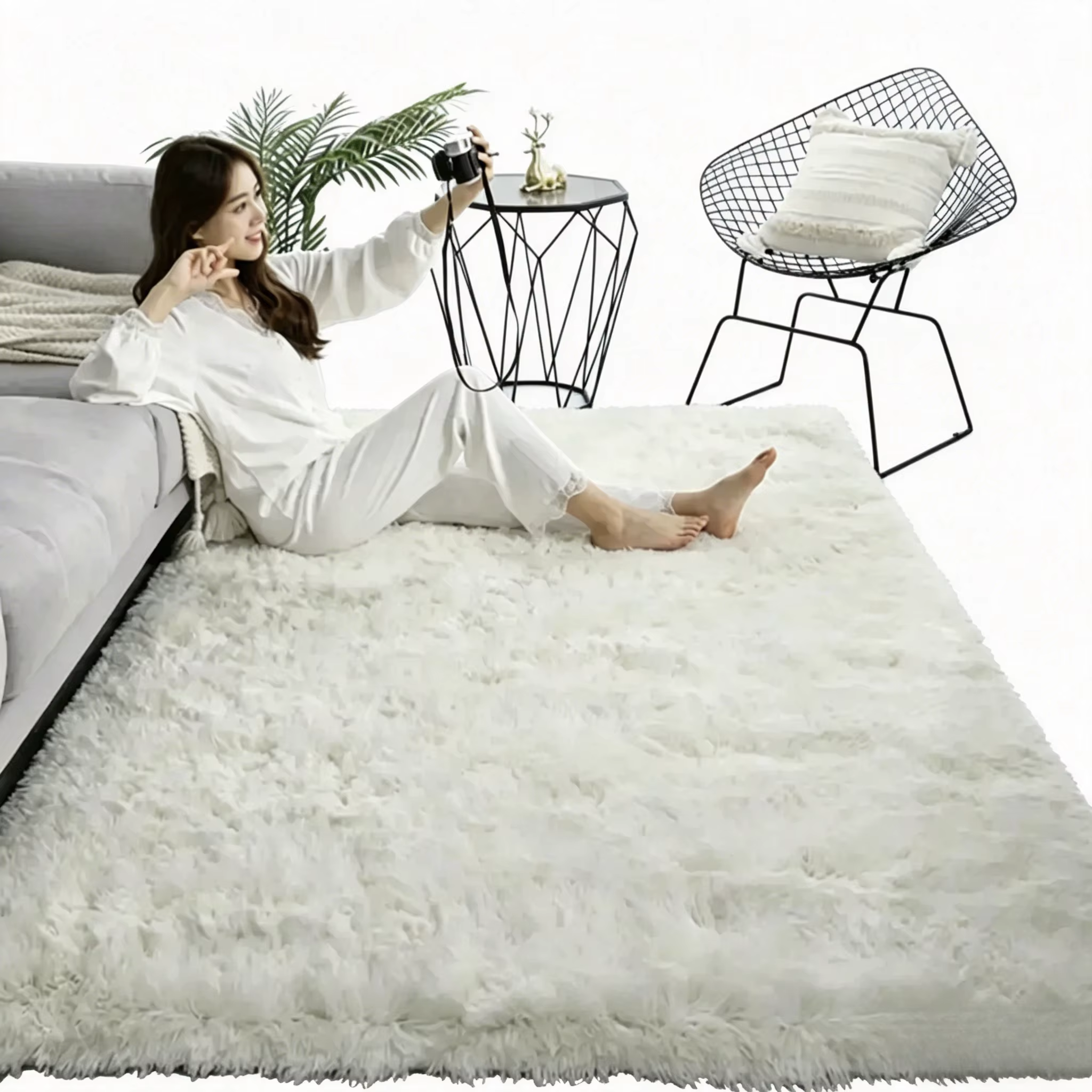 VIKAMA – tapis de sol en soie et laine
