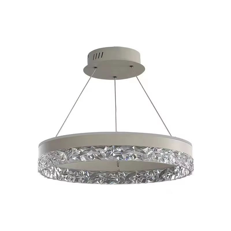 Lampe à suspension en cristal pour chambre à coucher