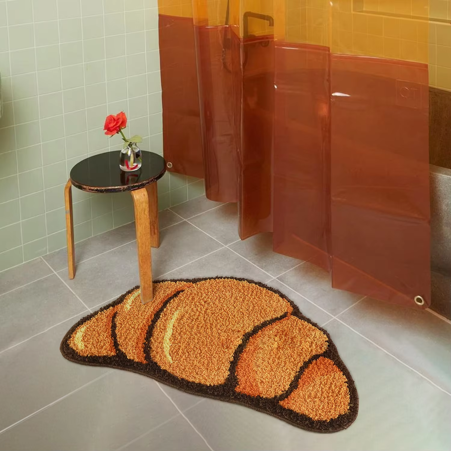 VIKAMA – tapis en forme de Croissant