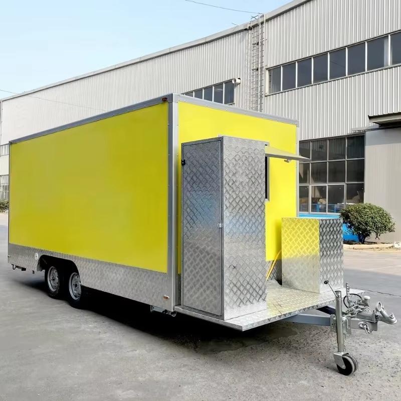 FOODLINE Remorque alimentaire personnalisée : Camion de café, Restaurant mobile, Remorque à glace, Food Truck, Remorque cuisine à vendre en Europe