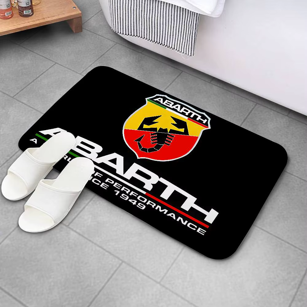 R-Abarths-w-Car-Moquette salle de bain tapis antidérapant