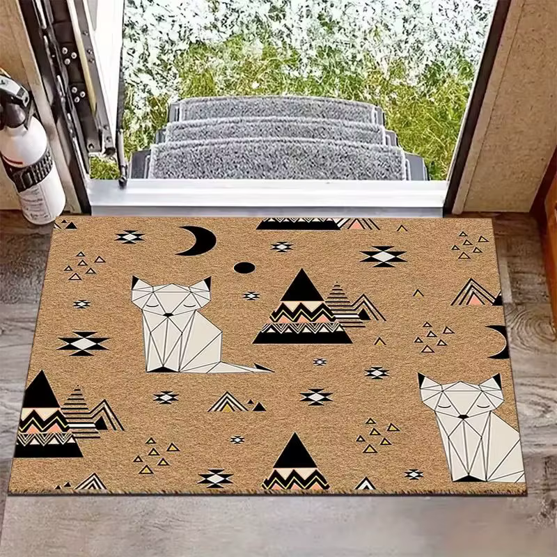 Tapis d'entrée VIKAMA en fibres de coco naturelles