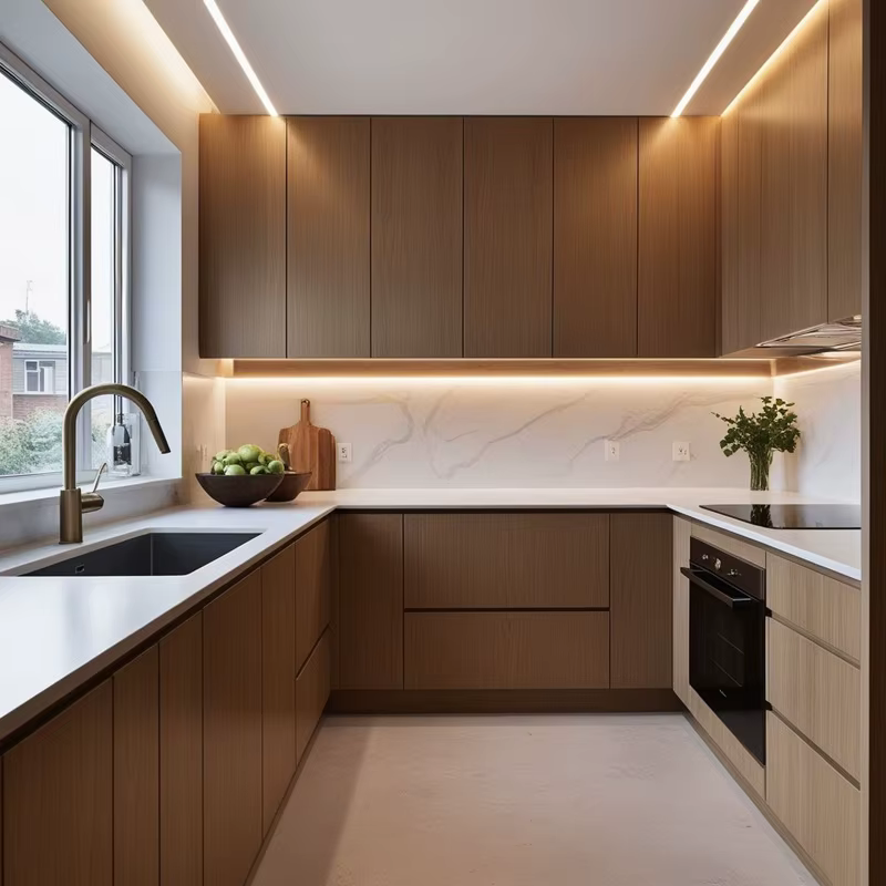 Meubles de cuisine au design élégant et moderne pour maisons contemporaines