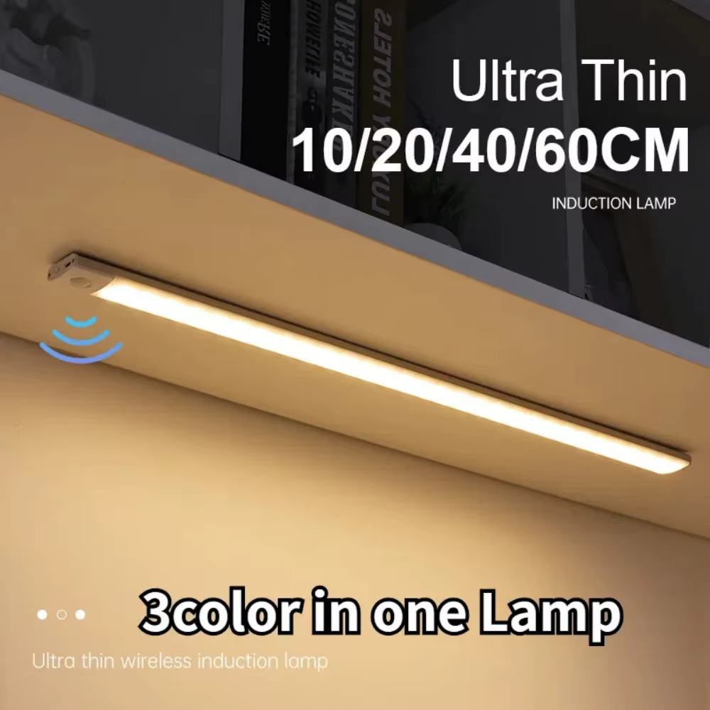 Lumières d'armoire à LED avec capteur de mouvement