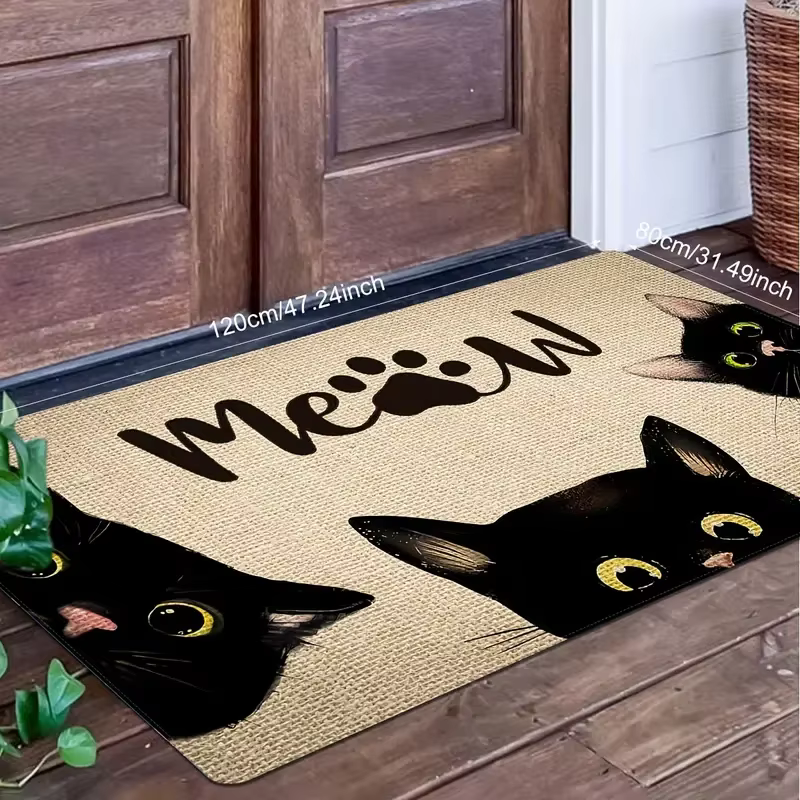 VIKAMA 40X60CM ou 50X80CM cristal velours chambre salon chevet tapis enfants adultes porte d'entrée