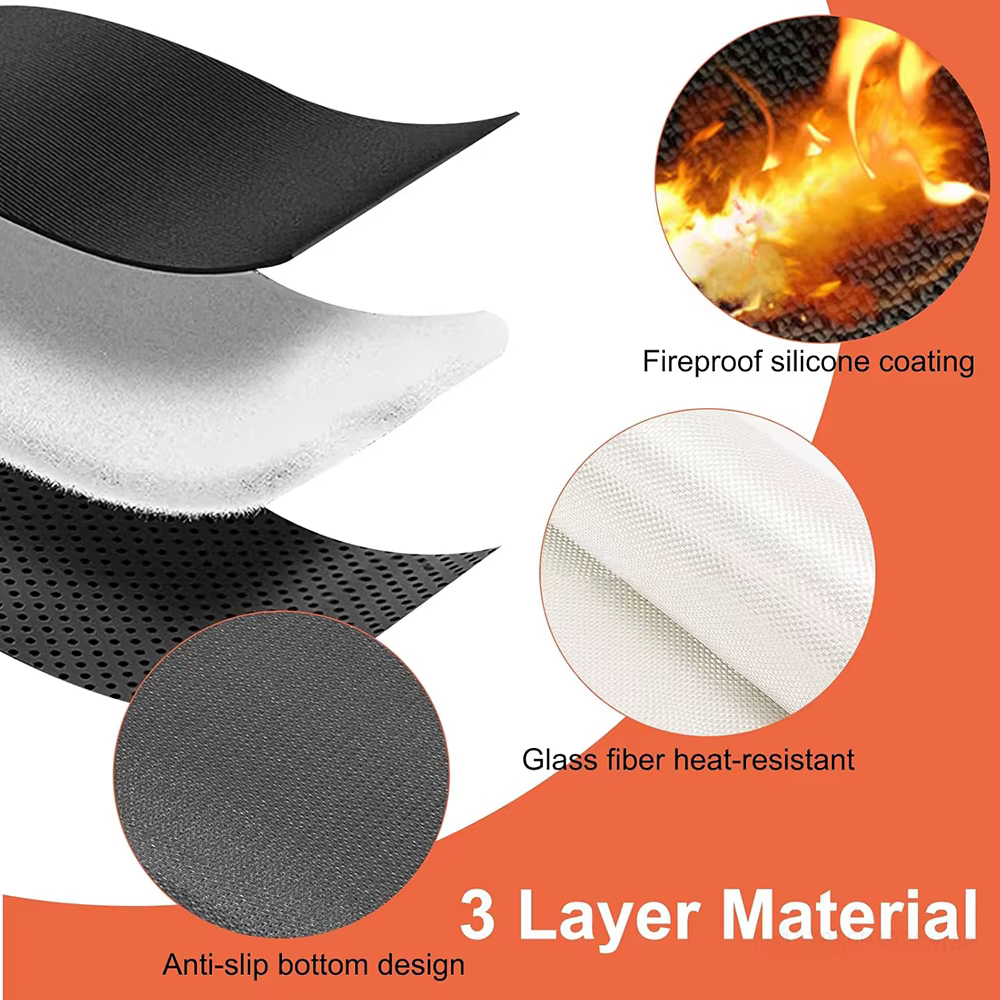 Tapis ignifuge résistant à la chaleur 40×60cm