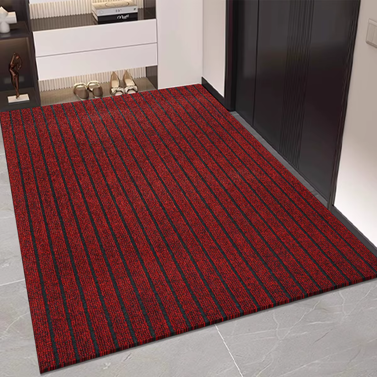 Tapis de cuisine rayé uni DIY 40 cm × 3 m