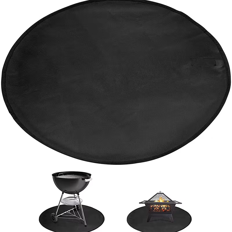 Tapis ignifuge rond multifonctionnel de 24/30/36 pouces