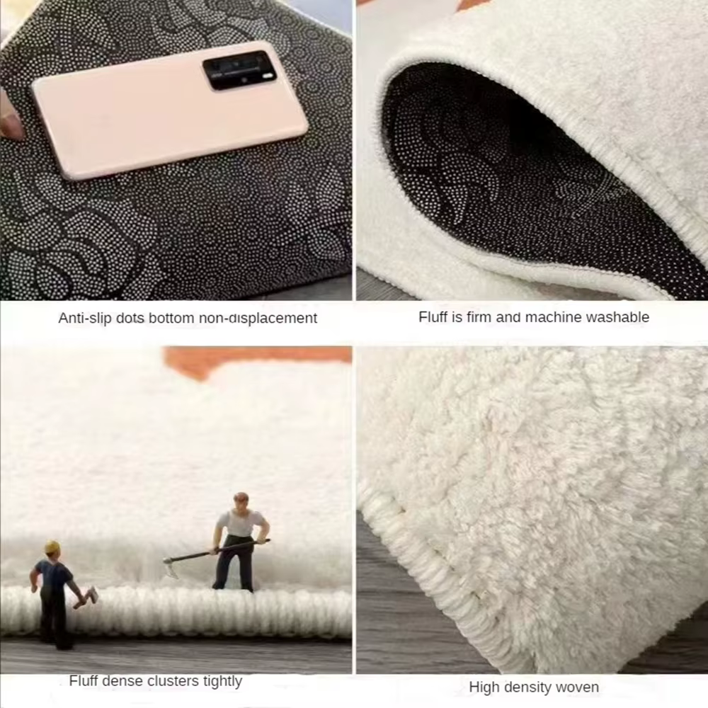 Tapis épais antidérapant à motif d'oeil
