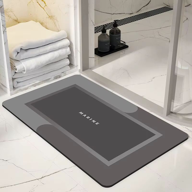 40*60 cm 1pc salle de bain antidérapant tapis de sol super absorbante rapidement secs et doux