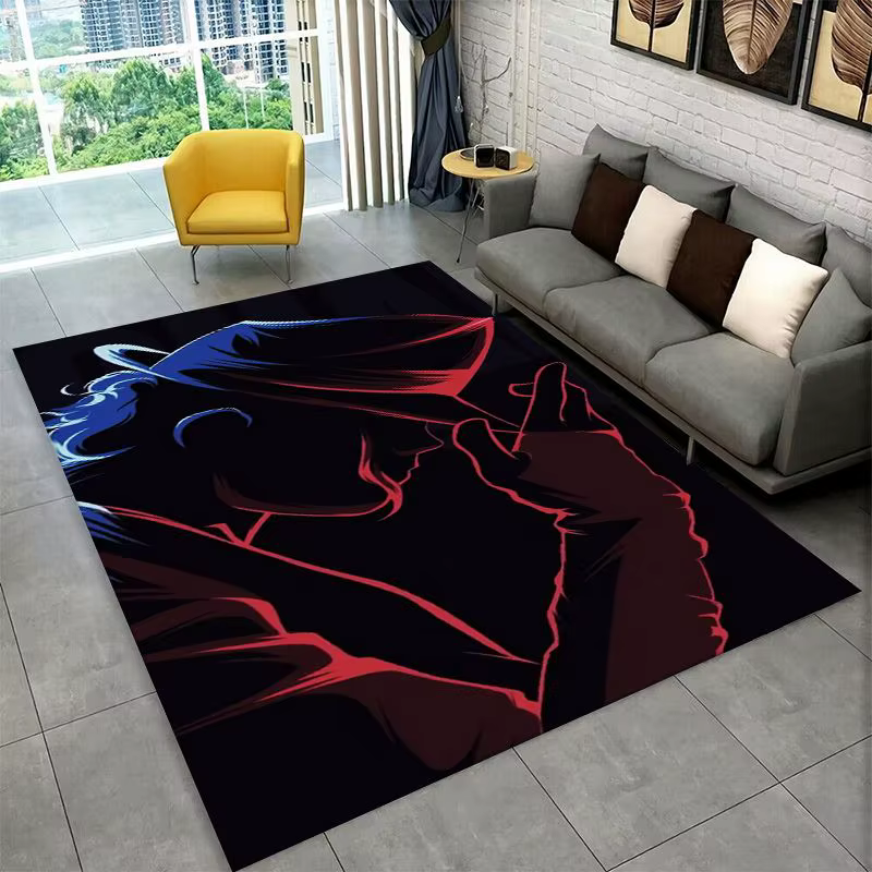 Tapis de sol King of Pop Star MJ Michael Jackson pour chambre à coucher