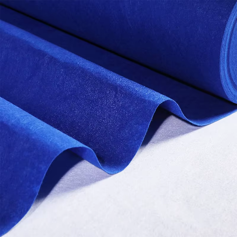 Tapis de couloir de luxe bleu royal