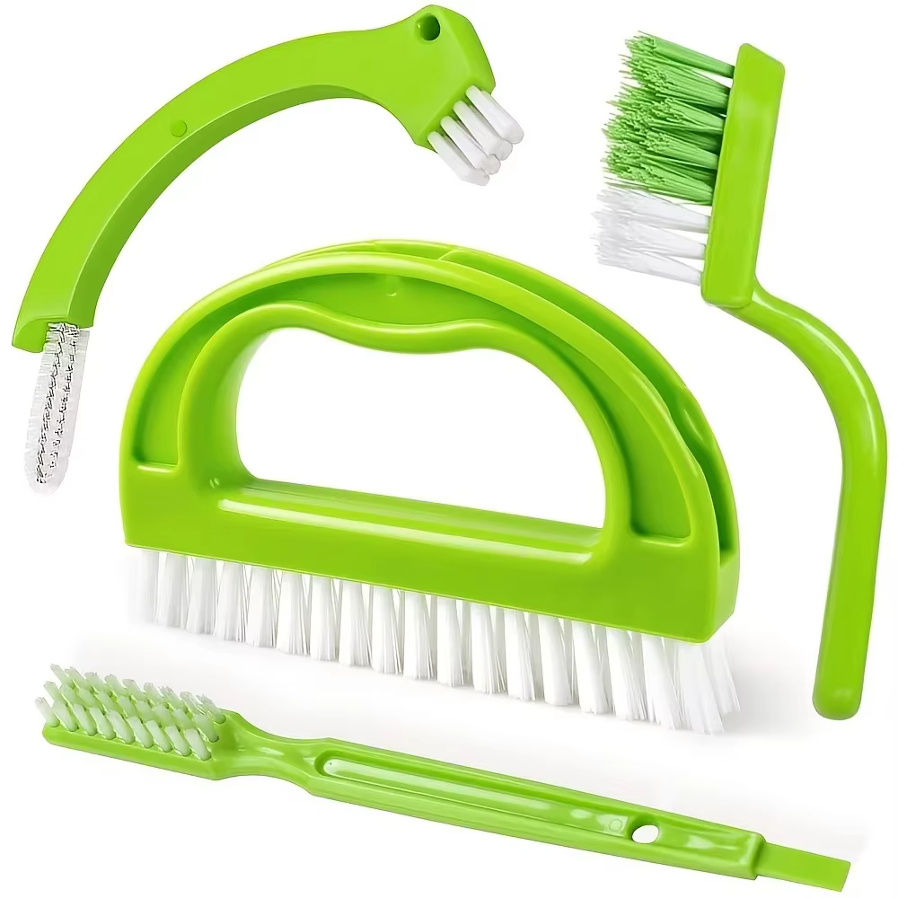 Brosse de nettoyage - Brosse pour nettoyer les joints de carrelage - Convient pour un nettoyage en profondeur. Brosse de nettoyage ménager - Convient aux cuisines