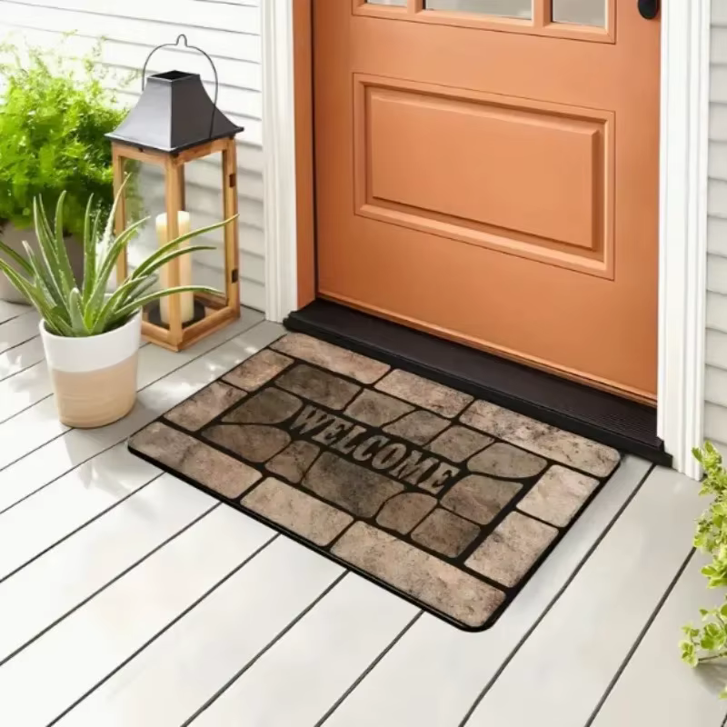 VIKAMA Tapis de style vintage de luxe léger pour entrée et couloir