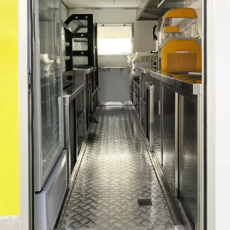 FOODLINE Remorque alimentaire personnalisée : Camion de café, Restaurant mobile, Remorque à glace, Food Truck, Remorque cuisine à vendre en Europe