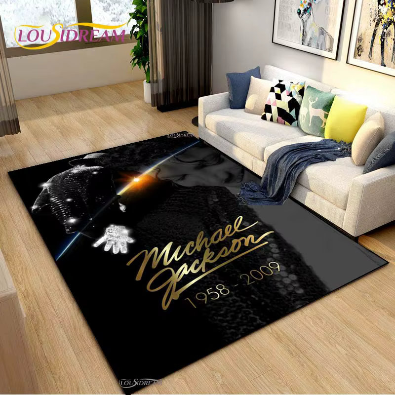 Michael j-jackson tapis pour salon canapé Table chambre