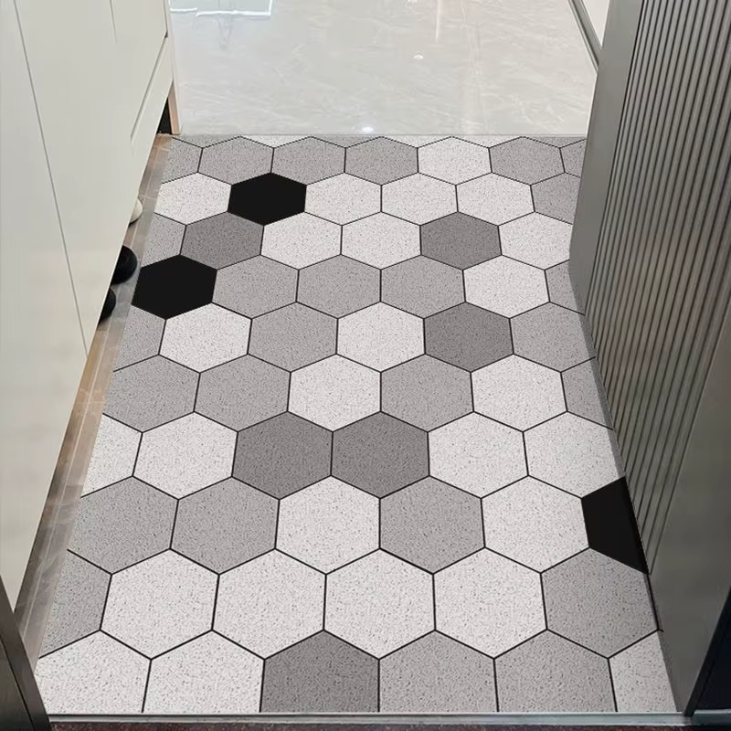 Le tapis de porte d'entrée peut être nettoyé