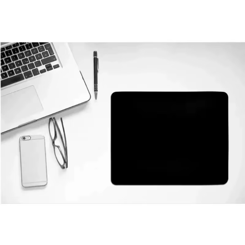 Tapis de souris en tissu noir épais, antidérapant, Super grand, résistant à la saleté, aspect de haute qualité pour les jeux sur ordinateur et l'utilisation au bureau