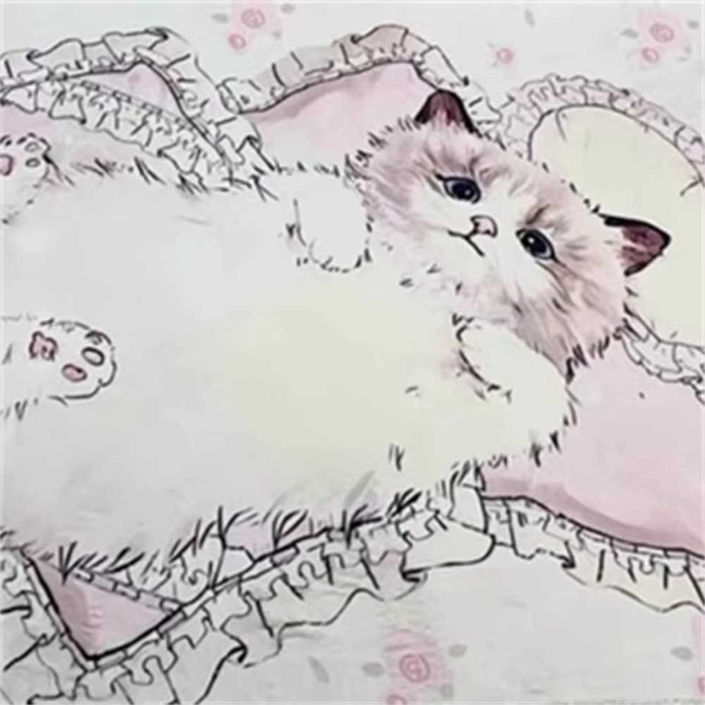 Tapis de chevet de dessin animé mignon
