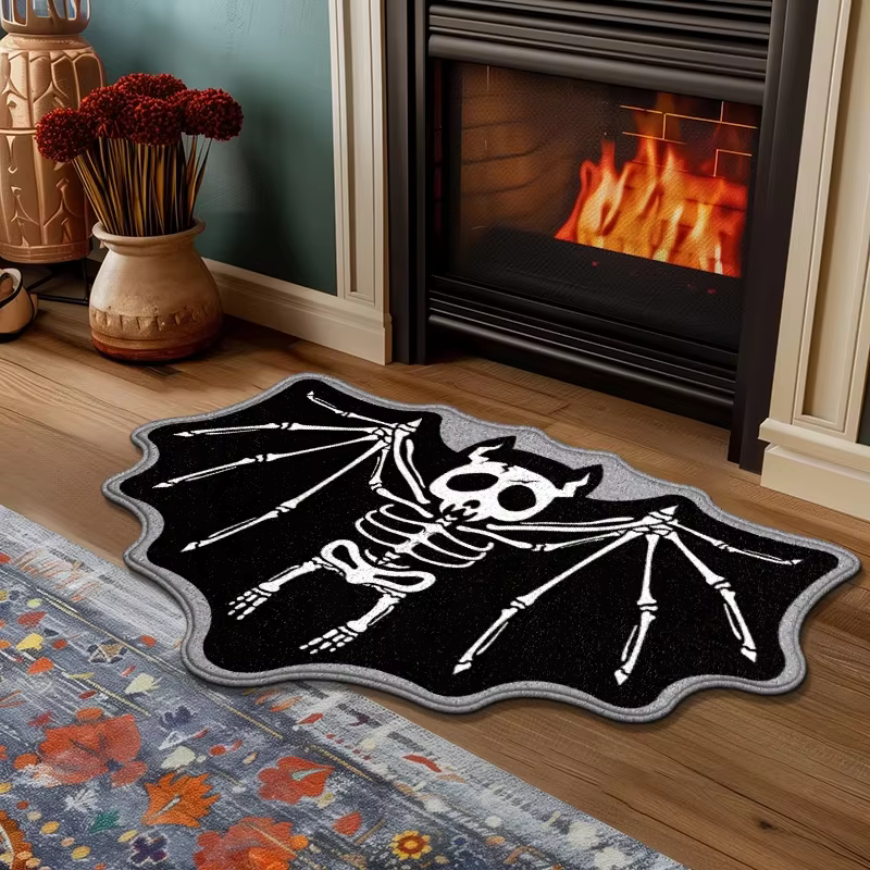 VIKAMA – tapis décoratif en forme d'halloween