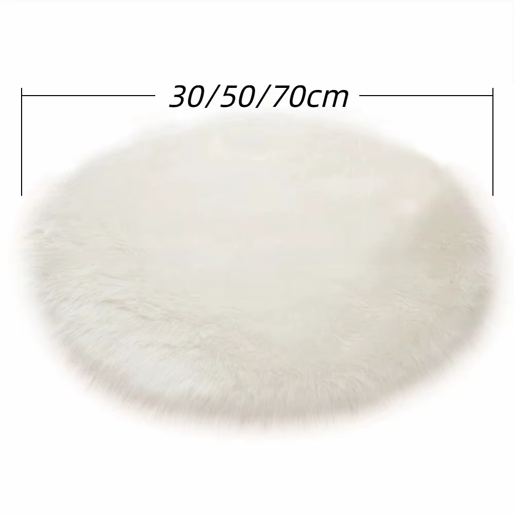 Tapis rond doux 30/50/70 cm