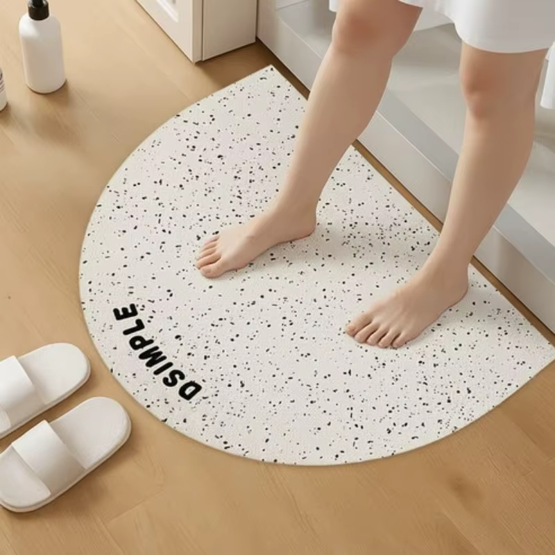 VIKAMA INS Tapis de bain semi-circulaire minimaliste