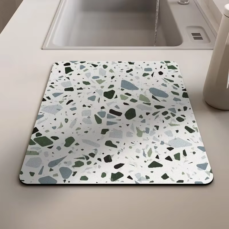 Tapis de cuisine en terre de diatomées