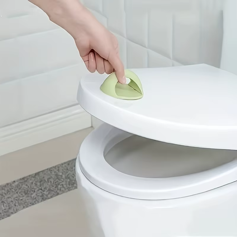 1 poignée de couvercle de toilette, couvercle de salle de bain facile à ouvrir - pour la sécurité des personnes âgées et handicapées