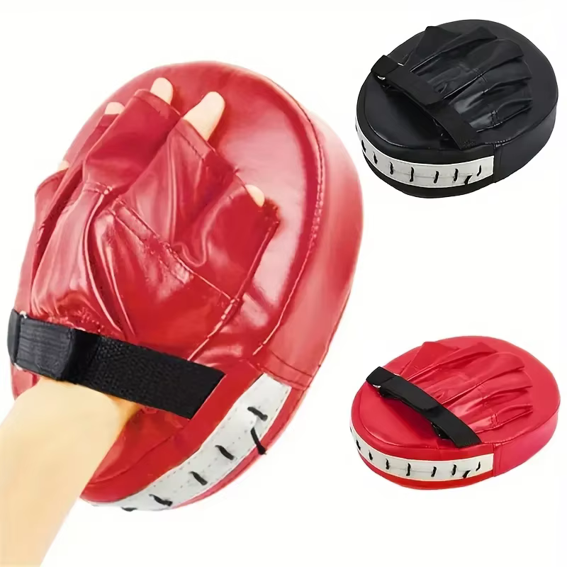 Cible à main plate pour la boxe, la combat, Mma, Taekwondo, Muay Thai, tapis de combat en Pu, outil d'entraînement au combat, 1 pièce