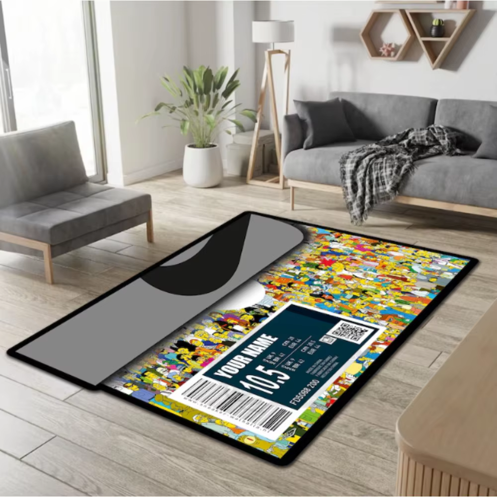 Tapis de Culture pour baskets, Streetwear urbain, typographie, décoration de la maison, ton noir et rouge, pour salon, chambre à coucher