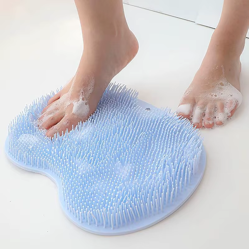 Tapis de bain antidérapant pour le dos et les pieds