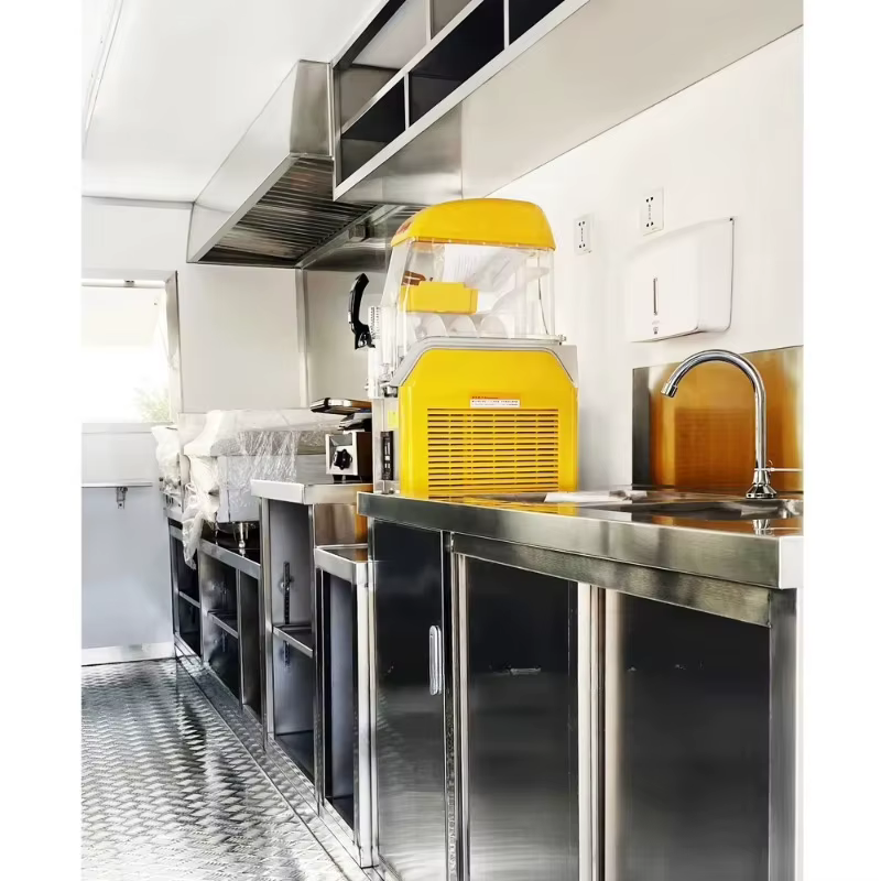 FOODLINE Remorque alimentaire personnalisée : Camion de café, Restaurant mobile, Remorque à glace, Food Truck, Remorque cuisine à vendre en Europe