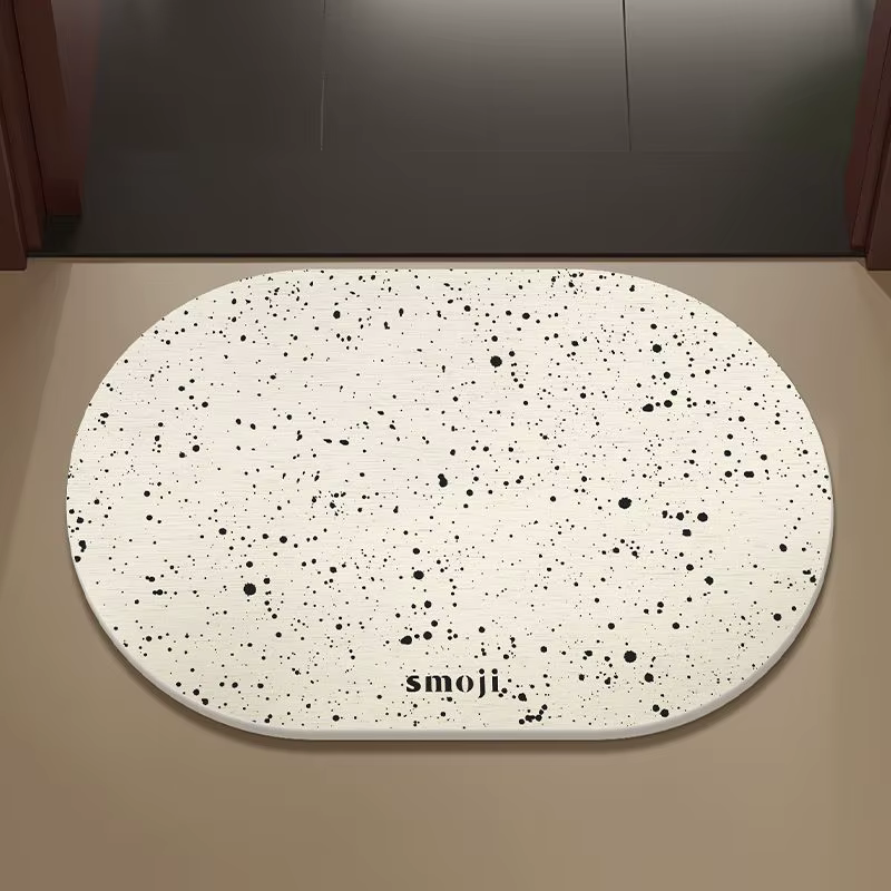 Tapis d'entrée VIKAMA en terrazzo moucheté moderne