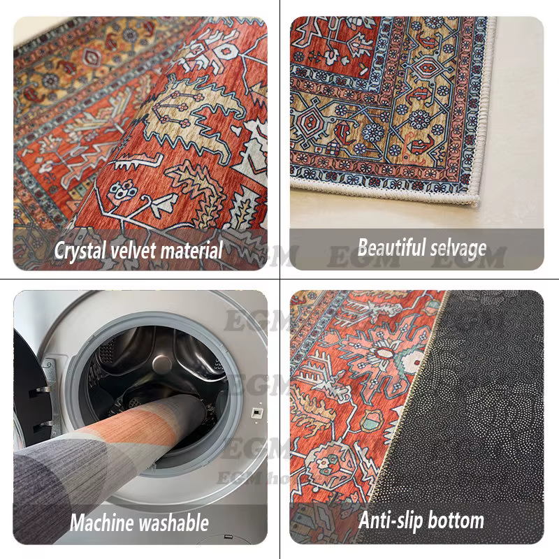 Tapis bohème de luxe pour la décoration de la maison