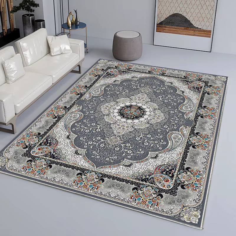 VIKAMA Tapis vintage de luxe léger de style américain