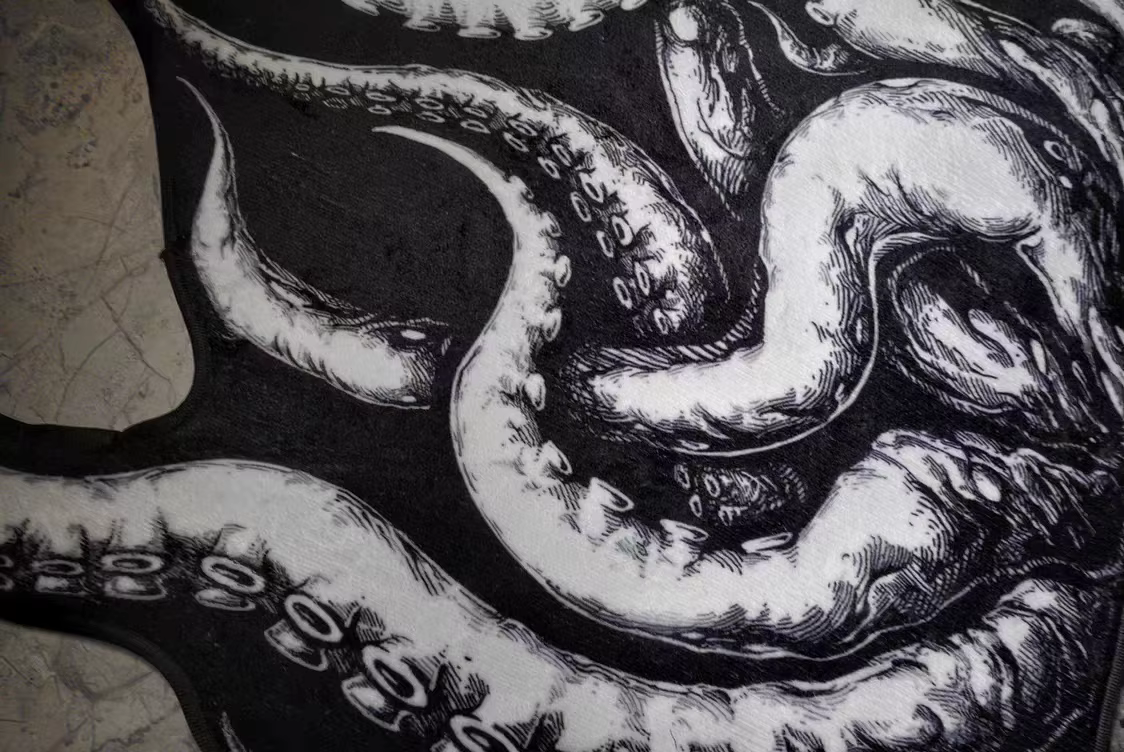 Paillassons d'entrée gothiques Octopus Tentacles