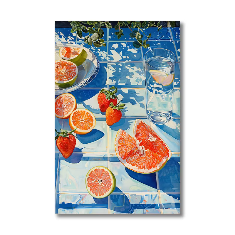 Affiche de décoration murale de cuisine imprimée Vintage