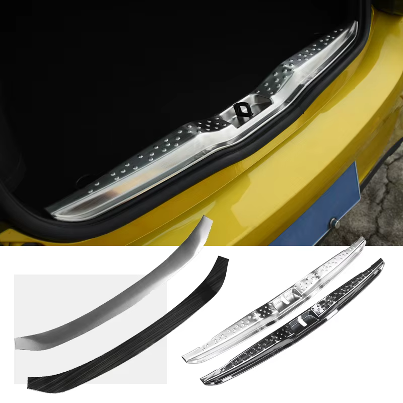 Pour Smart Forfour 453 2019 2018 2017 2016 2015 décoration extérieure de voiture panneau de Protection de garde arrière accessoires de plaque de coffre