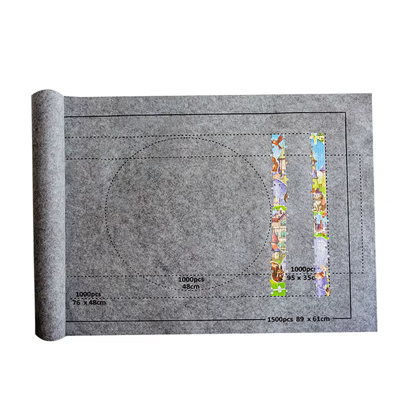 Tapis de puzzle en rouleau de feutre