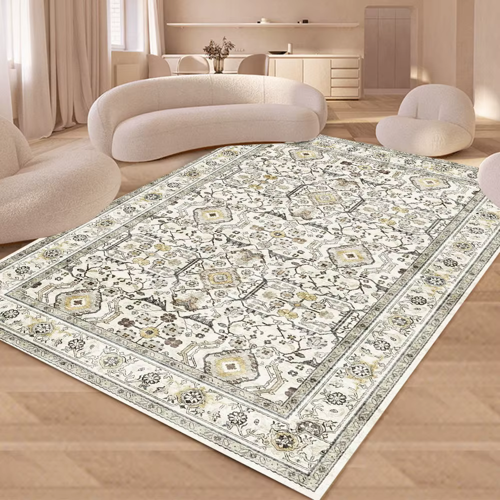 Grand tapis de zone Boho Vintage