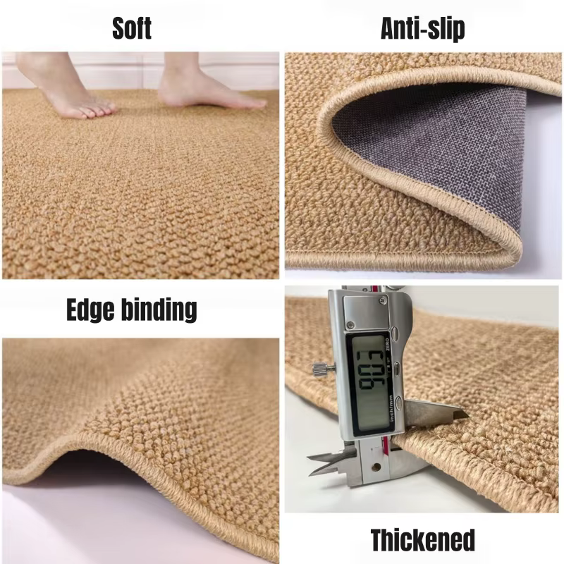 Tapis en faux sisal de style moderne