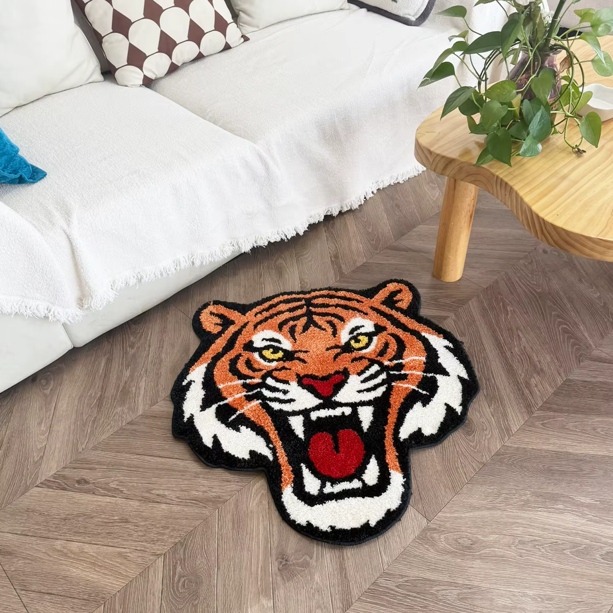 Tapis touffeté Tigre Rugissant