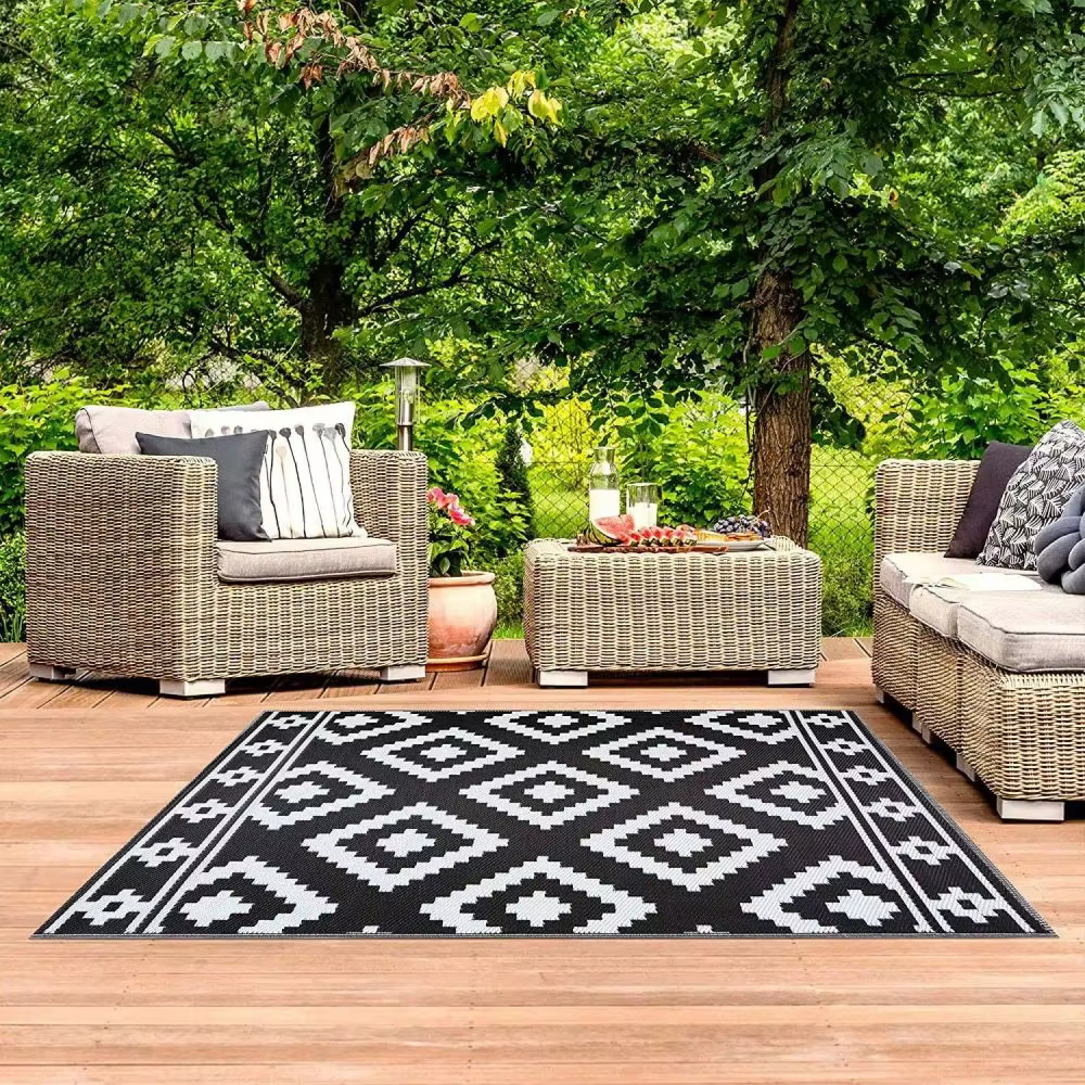 VIKAMA Tapis d'extérieur imperméable pour jardin