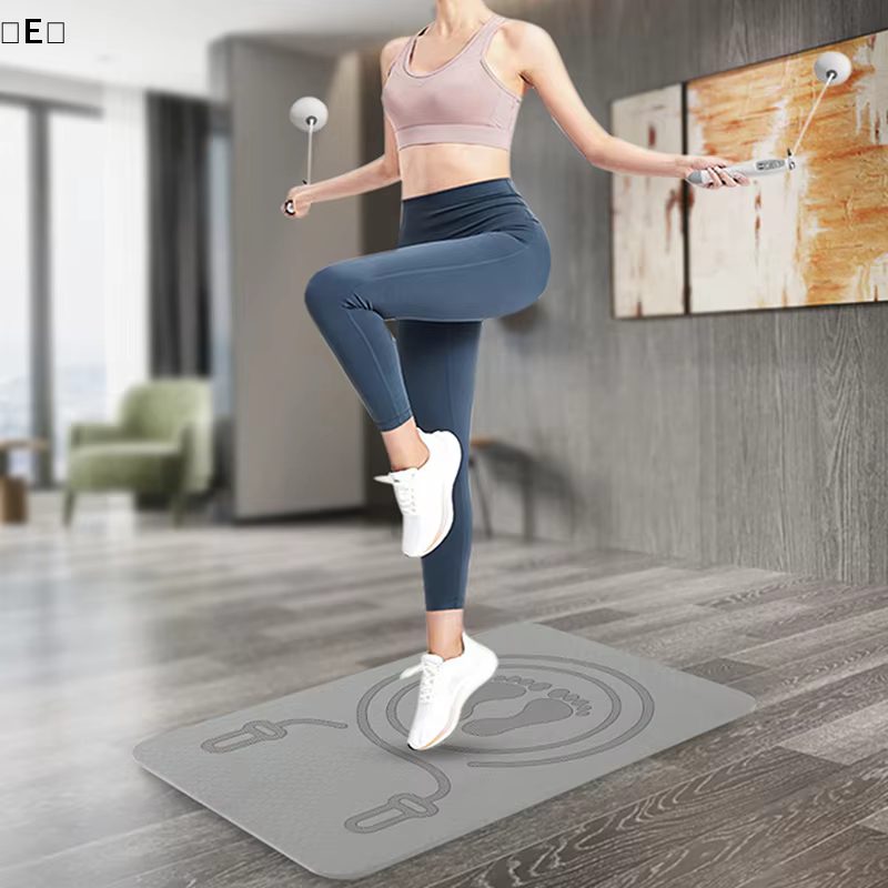 〔E〕Tapis de saut à la corde 6MM anti-bruit