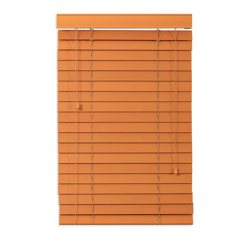 Nouveauté personnalisé de haute qualité bois rouleau aveugle épaississement volet roulant fenêtre ombre stores pour salon